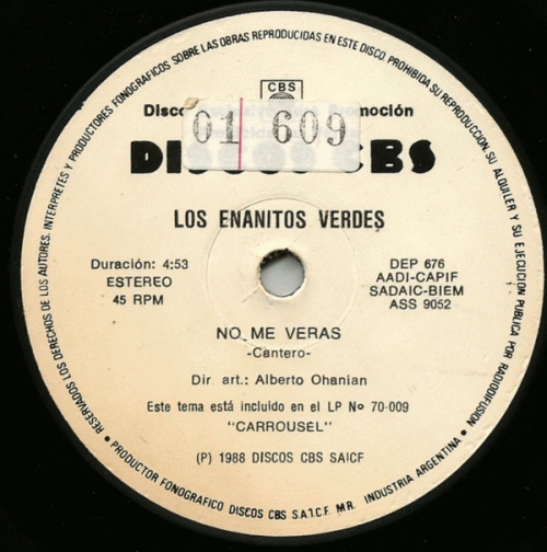 Enanitos Verdes : No Me Veras